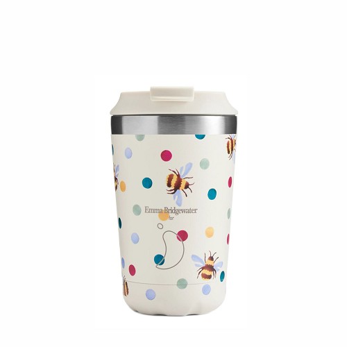 Chilly's Coffee Cup 340ml Polka Dots & Bees